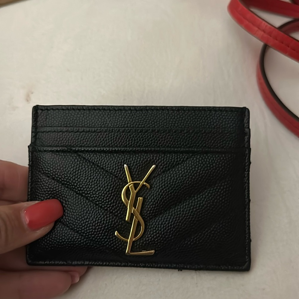 Ysl credit card holder